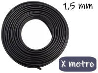 CABLE UNIPOLAR 1.5MM X METRO NEGRO