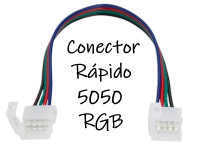 CONECTOR  RGB 5050 PRENSA - CABLE - PRENSA