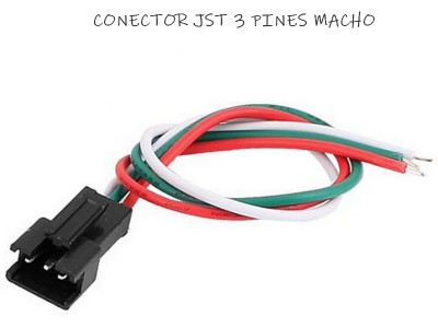 CONECTOR JST 3 PINES PARA PIXEL LED