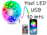 TIRA 100 LEDS PIXEL RGB DREAM COLOR MAGIC USB CON CONTROLADORA