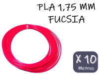 FILAMENTO PLA PARA LAPIZ 3D 1.75MM X 10 MTRS FUCSIA 