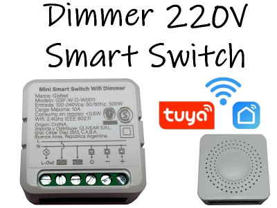 MINI SWITCH DIMMER 1 CANAL WIFI SMARTLIFE / TUYA